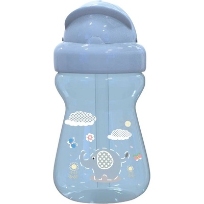 Lorelli Мини спортна бутилка Lorelli Baby Care - Animals, 200 ml, синя (10200740001)