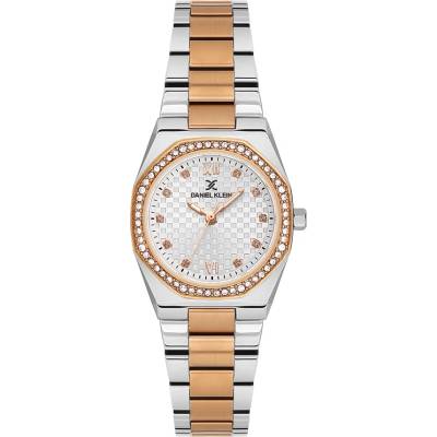 Daniel Klein DK. 1.14099-6 - 28mm, 2-цв. стомана, Кристали, 3ATM - Premium