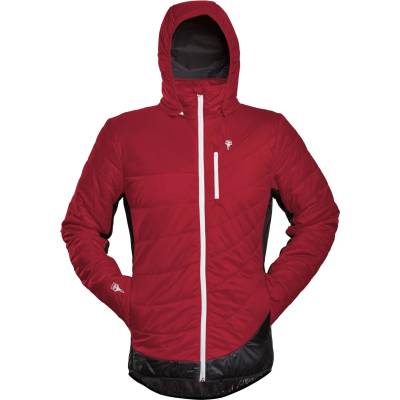 Grüezi Bag Мъжко вълнено яке Grüezi bag Refreshful Silkwool Jacket Insulation jacket - Cherry / Black (005-5126-0411)