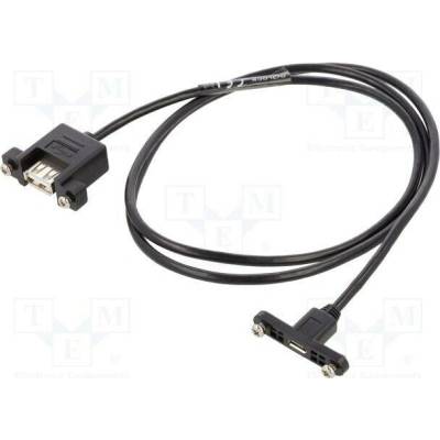 Delock 85110 USB 2.0 USB A zásuvka USB B micro zásuvka 1m černý