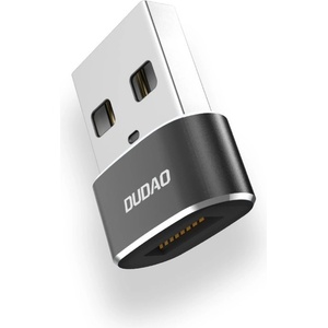 Dudao USB-C Преход/Адаптер, Dudao female USB-C to USB-A, Черен (L16AC)