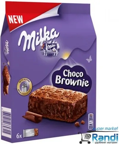 Milka Кексчета с шоколад Milka Choco Brownie 150гр