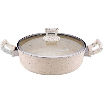 Haschever Hr-granite-КРЕМ-Тенджера 28х8см-4.9л. ПЛИТКА (0189183)