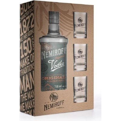 Nemiroff Немироф с 3 шот чаши