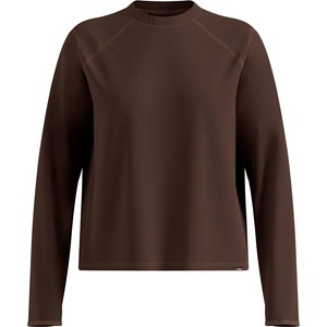 Odlo Дамска тениска Odlo Women's Mid Layer Cubic Running shirt - Brown Granite (916-4853-0414)