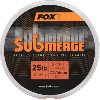 Fox Šnúra Submerge High Visual Sinking Braid 300m 0,20mm 18,1kg