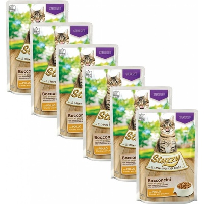 Stuzzy Cat Sterilized Chunks kuracie kúsky gravy 6 x 85 g