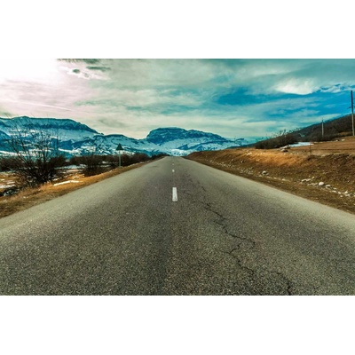 DIMEX ART Флизелинов фототапет път към снежната планина 375 x 250 см