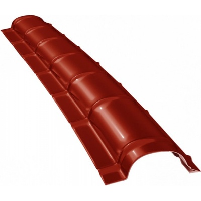 Bilka Veľký polkruhový hrebenáč 2000 x 290 mm tehlovo červený 1 ks
