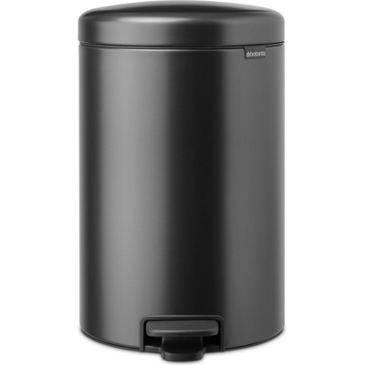 Brabantia Pedálový odpadkový kôš NEWICON 20 l, sebavedomá sivá, oceľ