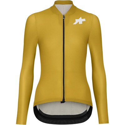 Дамска фланелка с дълъг ръкав за колоездене ASSOS Women's Uma GT L/S Jersey S11 Evo Cycling jersey - Golden Yellow (156-2813-0214)