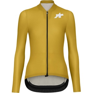ASSOS Дамска фланелка с дълъг ръкав за колоездене Assos Women's Uma GT L/S Jersey S11 Evo Cycling jersey - Golden Yellow (156-2813-0214)