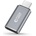 Tech-Protect Адаптер Tech-Protect UltraBoost, USB-C (мъжки) към Lightning (женски), сив (9319456606195)