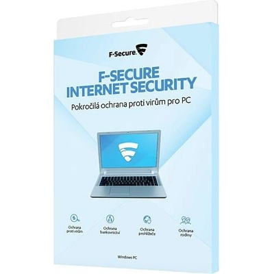 F-Secure Internet Security 3 lic. 1 rok elektronicky (FCIPOB1N003G1)