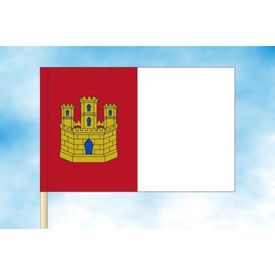 LIBEA, s.r.o. Kastilie-La Mancha vlajka Rozměr: 40×60 cm, Uchycení: Návlek na žerď