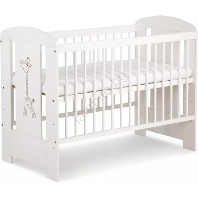 Klups - Бебешко креватче SAFARI 120x60 см жираф бор/бял (CI0038)