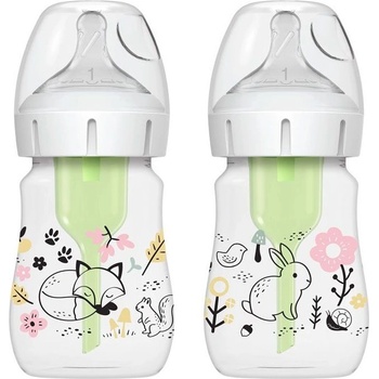 Dr. Brown's Комплект шишета Dr. Brown's - Options+, Anti-Colic, 150 ml, Гора, 2 броя (072239327395)