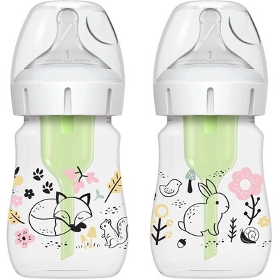 Dr. Brown's Комплект шишета Dr. Brown's - Options+, Anti-Colic, 150 ml, Гора, 2 броя (072239327395)