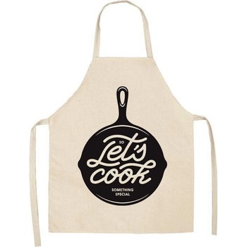 Cakesicq Zástěra kuchyňská Lets cook