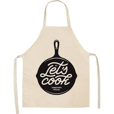 Cakesicq Zástěra kuchyňská Lets cook