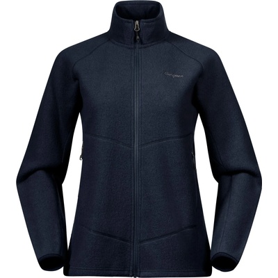 Bergans Дамско вълнено яке Bergans Women's Rabot Merino Fleece Midlayer Jacket Merino jacket - Navy Blue (105-7221-0313)