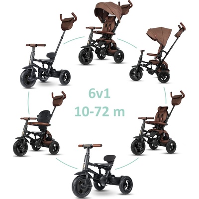 QPlay Rito Deluxe Grey 6 v 1