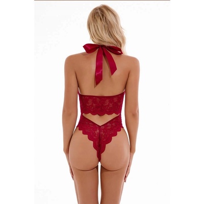 Body Sue 4106 vínovo červené