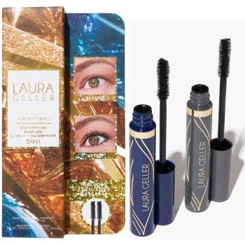 Laura Geller Комплект спирали за мигли водоустойчиви Laura Geller Always There Lengthening Mascara Classic + Waterproof Duo (849154065042)