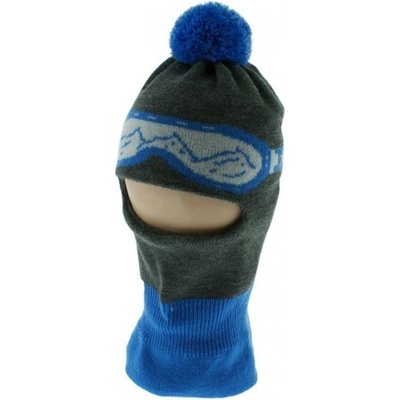 Baby Nellys kukla s bambuli modrá s brýlemi