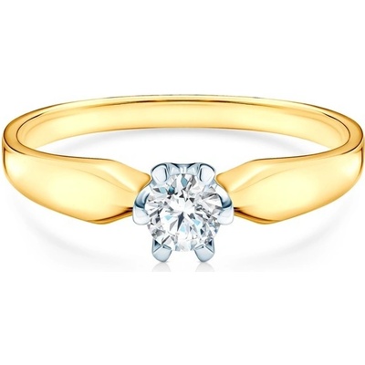 Savicki zásnubní prsten Triumph of Love: dvoubarevné zlato diamant PI ZB D 00026