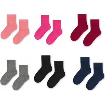 Steven Dětské bavlněné ponožky Art. 146 různé barvy Bordó