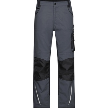 James & Nicholson Kalhoty Strong JN 832 do pasu COT 02832X828o7 Šedá/černá