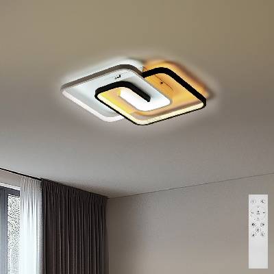 Brilagi - LED димируемо таванно осветително тяло VELO XL LED/98W/230V 61x61 см + дистанционно управление (BG4349)