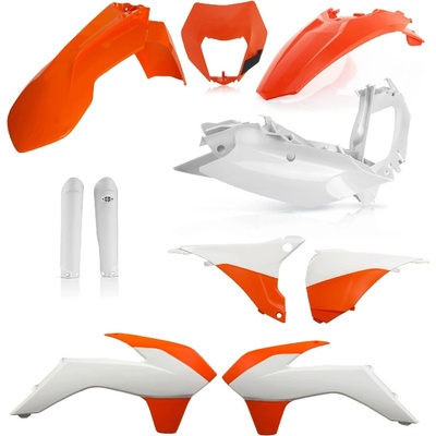 Acerbis plastový full kit sa hodí pre KTM EXC / EXCF 2016 oranž 2016