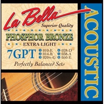 LaBella 7GPT Phosphor Bronze Extra Light