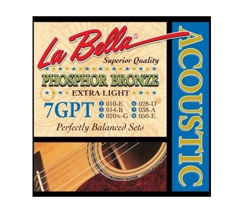 LaBella 7GPT Phosphor Bronze Extra Light
