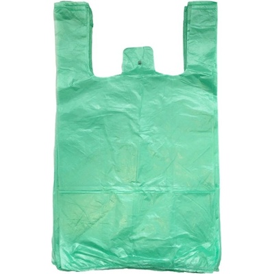 Mikroténová taška, nosnosť 10 kg, zelená, 100 ks
