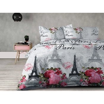 Xpose bavlna obliečky Renforcé PARIS ružové 140x200 70x90