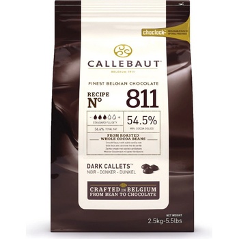 Callebaut Čokoláda horká 54,5% 2,5 kg