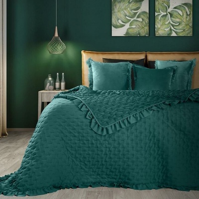 Eurofirany Prehoz LIBI tyrkys tyrkysová Polyester 170x210 cm