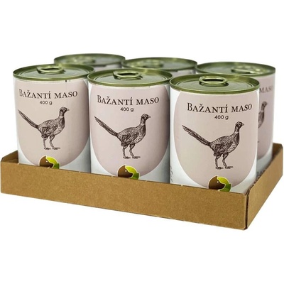 Bohemia Pet Food Bažantej mäso vo vlastnej šťave 6 x 400 g