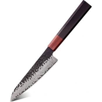 HARAHU Дамаски кухненски нож AO-37380 - Utility / Кафяв KP37380 (AO-37380)