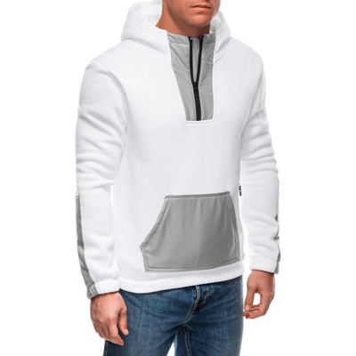 Edoti Мъжки суитшърт с качулка Edoti Edoti | Byal | МЪЖЕ | XL