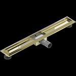 Mexen Flat корпус за линейно оттичане 80 см, златен - 1515080 (1515080)