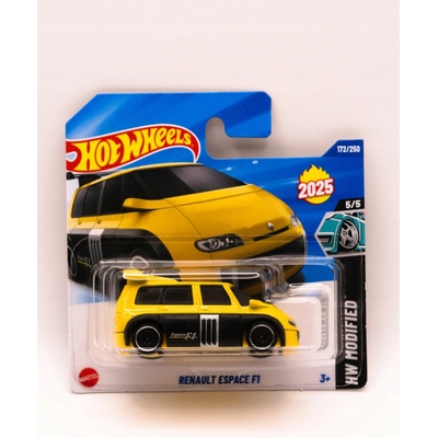 Mattel Hot Wheels Renault Espace F1 Žltý CASE J 2025