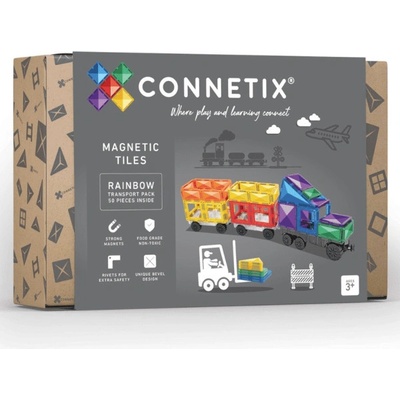 Connetix Rainbow Transport 50 ks