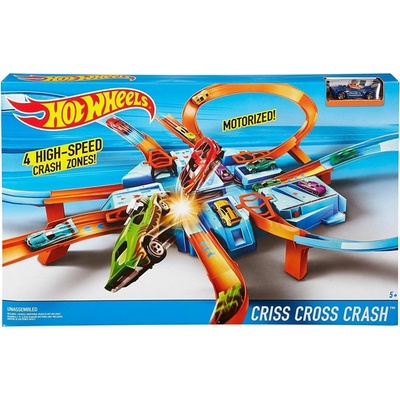 Hot Wheels Criss Cross Crash Závodní Dráha