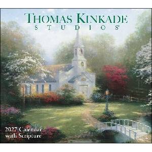 Thomas Kinkade Studios(r) 2027 Deluxe Wall Calendar with Scripture (ISBN: 9798881609382)