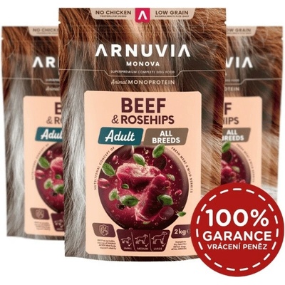 Arnuvia Monova adult All Breeds Beef & Rosehips 6 kg