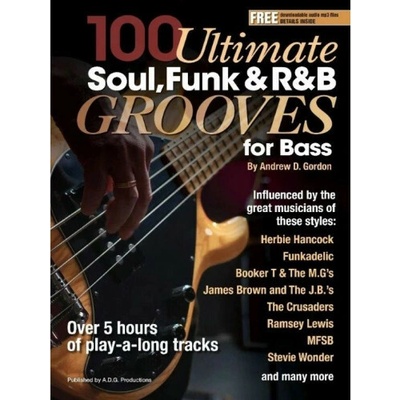 100 ultimate soul, funk and r&b grooves noty na baskytaru +audio – Hledejceny.cz